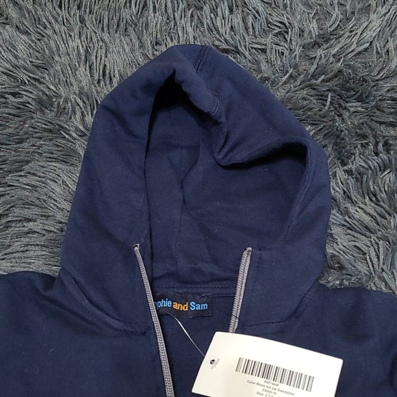 SOPHIE & SAM COLOR BLOCK FULL ZIP SWEATSHIRT - Picture 6 of 9